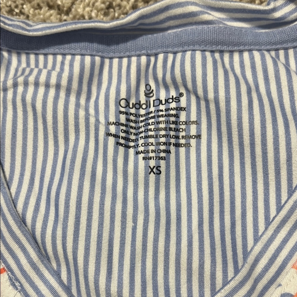 Cuddl Duds Floral Pajama Set - Multicolor - Picture 2 of 5